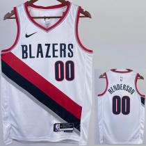 22-23 Trail Blazers HENDERSON #00 White Top Quality Hot Pressing NBA Jersey