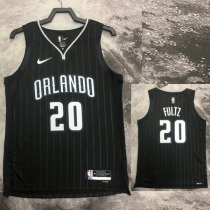 22-23 Magic FULTZ #20 Black Top Quality Hot Pressing NBA Jersey