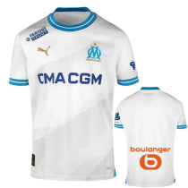 23-24 Marseille Home Fans Soccer Jersey