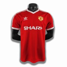 1984 Man Utd Home Retro Soccer Jersey