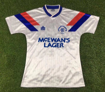 1990-1992 Rangers Away Retro soccer Jersey