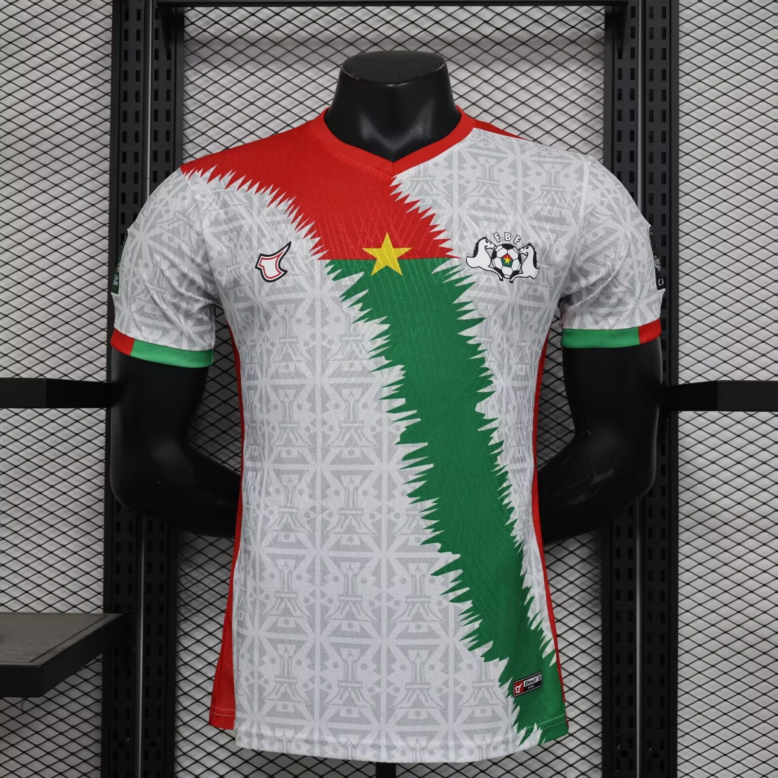 23-24 Burkina Faso Player Version Soccer Jersey
