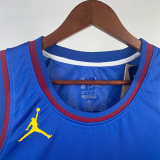 22-23 Nuggets MURRAY #27 Blue Top Quality Hot Pressing NBA Jersey (Trapeze Edition) 飞人版