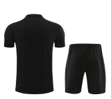 2024 NK Black Training Short Suit (100%Cotton)