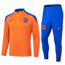 24-25 NetherIands High Quality Half Pull Tracksuit 