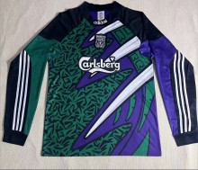 1995-1996 LIV Goalkeeper Long sleeves Retro Soccer Jersey