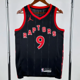 22-23 Raptors BARRETT #9 Black Top Quality Hot Pressing NBA Jersey (Trapeze Edition)