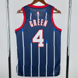 22-23 Rockets CREEN #4 Royal blue City Edition Top Quality Hot Pressing NBA Jersey