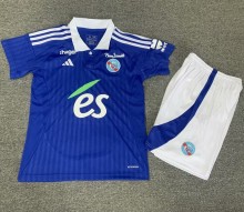 24-25 Strasbourg Home Kids Soccer Jersey