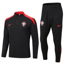 24-25 Portugal High Quality Half Pull Tracksuit 