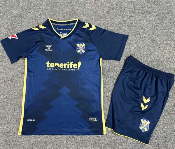 24-25 Tenerife Away Kids Soccer Jersey