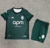 24-25 Monaco Away Kids Soccer Jersey