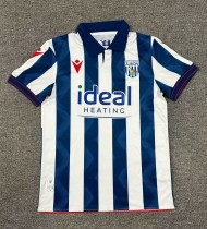 24-25West Bromwich Home Fans Soccer Jersey