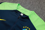 24-25 Brazil High Quality Half Pull Tracksuit