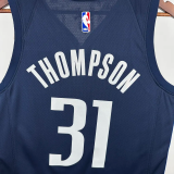 20-21 Dallas Mavericks THOMPSON #31 Royal Blue Top Quality Hot Pressing NBA Jersey (Trapeze Edition)