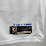 KNICKS BRUNSON #11 White 75th Anniversary Retro NBA Jersey