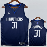 20-21 Dallas Mavericks THOMPSON #31 Royal Blue Top Quality Hot Pressing NBA Jersey (Trapeze Edition)