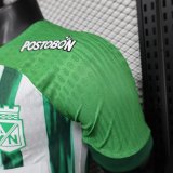 24-25 Atletico Nacional Home Player Version Soccer Jersey