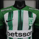 24-25 Atletico Nacional Home Player Version Soccer Jersey