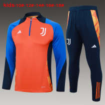 24-25 JUV High Quality Kids Half Pull Tracksuit