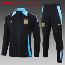 24-25 Argentina High Quality Kids Jacket Tracksuit