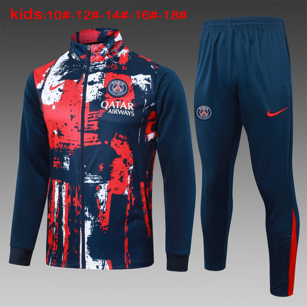 24-25 PSG High Quality Kids Jacket Tracksuit