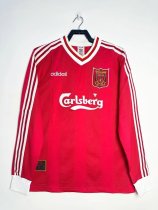 1995-1996 LIV Home Long Sleeve Retro Soccer Jersey