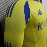 24-25 Al-Nassr FC Home Long sleeves Player Version Soccer Jersey