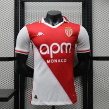 24-25 Monaco Home Player Version Fans Version Soccer Jersey