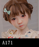 A148ヘッド ＆ 110cm 平らボディ axbdoll tpe製ラブドール 宣材写真がリアルメイク付き