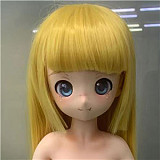 艾利ヘッド ＆ 60cm シリコン製ドール 軽量化 1kg 小さいラブドール ミニドール Mini Doll