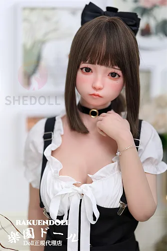 洛小乙ヘッド & 148cm D-cup  シリコン頭部+TPEボディロり系ラブドール ボディー材質など選択可能