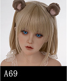 AGB33ヘッド ＆ 108cm 平ら シリコンヘッド＆ tpedoll axbdoll 新リアルメイク