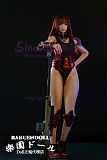 【戦闘版ボディ】S43ヘッド & 167cm F-cup フルシリコン製ラブドール  Sino-doll 宣材写真はRSメイク