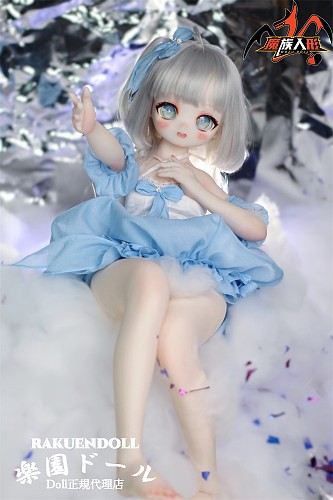 MOZU DOLL 85cm 小水母ちゃん  ソフトビニール製頭部 TPE製ボディ 肌色＆眼球色＆メイク＆ウィッグ＆衣装は宣材写真と同じ