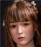 铃兰ヘッド 158cm Dカップ フルシリコン製 2.1シリーズ  眉毛と睫毛植毛加工あり 可愛い ラブドール Bezlya Doll(Missdoll)