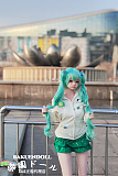 【cosplay--初音ミクコス】 艾琳（エイリン）ヘッド& 148cm Dカップ  等身大リアルラブドール SHEdoll