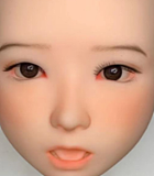 ヘッド単体  可愛い 女性ヘッド ラブドールの頭 材質選択可能 頭部単品  M16ボルト採用 塗装済み  Doll Senior
