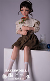 【可愛い娘】最新技術【フェイシャルEX】機能付き選択可能 シームレス 105cm Bカップ ＃3ヘッド 軽くて収納やすい フルシリコン製ラブドール ミニドール 小学生 Sanhui doll