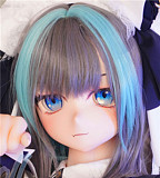 【アニメドール】wmdoll 150cm Aカップ#Y007ヘッド  二次元 ソフトビニール製ヘッド+TPE製ボディ 等身大リアルラブドール