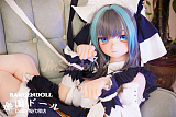 【アニメドール】wmdoll 159cm Bカップ#Y010ヘッド 猫耳 メイド ソフトビニール製ヘッド+TPE製ボディ 等身大リアルラブドール