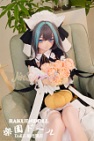 【アニメドール】wmdoll 159cm Bカップ#Y010ヘッド 猫耳 メイド ソフトビニール製ヘッド+TPE製ボディ 等身大リアルラブドール