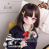 【新作】130cm 露比 Rubyちゃん  ビニール製頭部＋TPE製 ボディ 肌色＆眼球色＆メイク＆ウィッグ＆衣装は宣材写真と同じ MOZU DOLL
