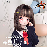 【新作】130cm 露比 Rubyちゃん  ビニール製頭部＋TPE製 ボディ 肌色＆眼球色＆メイク＆ウィッグ＆衣装は宣材写真と同じ MOZU DOLL