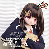 【新作】130cm 露比 Rubyちゃん  ビニール製頭部＋TPE製 ボディ 肌色＆眼球色＆メイク＆ウィッグ＆衣装は宣材写真と同じ MOZU DOLL