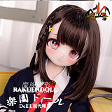 【新作】130cm 露比 Rubyちゃん  ビニール製頭部＋TPE製 ボディ 肌色＆眼球色＆メイク＆ウィッグ＆衣装は宣材写真と同じ MOZU DOLL