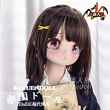 【新作】130cm 露比 Rubyちゃん  ビニール製頭部＋TPE製 ボディ 肌色＆眼球色＆メイク＆ウィッグ＆衣装は宣材写真と同じ MOZU DOLL