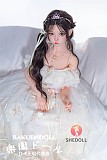 洛小乙 (LuoXiaoyi) 2.0 ヘッド& 145cm Gカップ  BJDメイク ロリ系 人形 リアルラブドール お口の開閉機能あり 掲載画像はシリコンヘッド& TPEボディー材質 SHEdoll