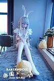 【アニメドール】wmdoll 159cm Bカップ#Y004ヘッド ウサギ メイド ソフトビニール製ヘッド+TPE製ボディ 等身大リアルラブドール