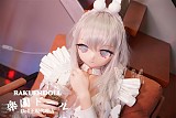 【アニメドール】wmdoll 159cm Bカップ#Y004ヘッド ウサギ メイド ソフトビニール製ヘッド+TPE製ボディ 等身大リアルラブドール